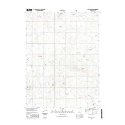 2016 Map of Bears Ears Peaks, 2016 Print