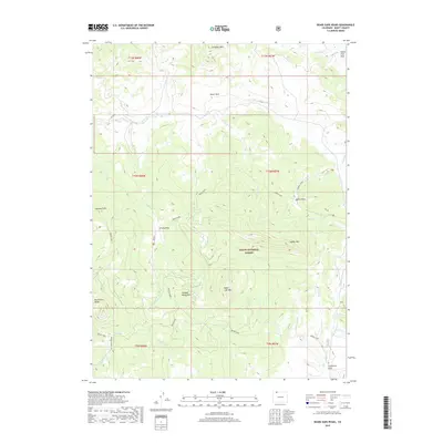 2019 Map of Bears Ears Peaks, 2019 Print