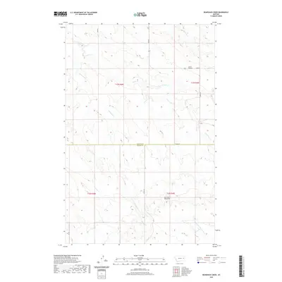 2020 Map of Bearshack Creek, 2020 Print
