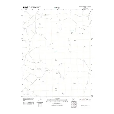 2010 Map of Bearskin Mountain, 2010 Print