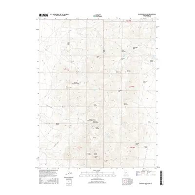 2017 Map of Bearskin Mountain, 2017 Print