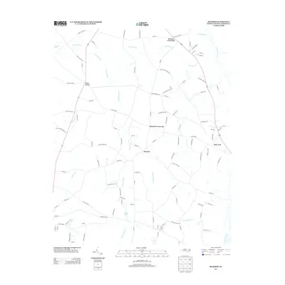 2013 Map of Bearskin, 2013 Print