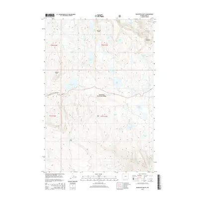 2015 Map of Beartooth Butte, 2015 Print