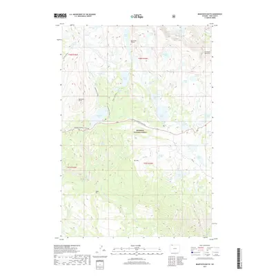 2017 Map of Beartooth Butte, 2017 Print