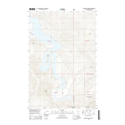 2014 Map of Beartooth Mountain, 2014 Print