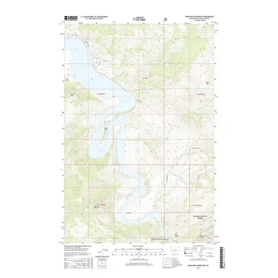 2017 Map of Beartooth Mountain, 2017 Print