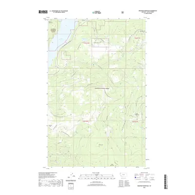 2020 Map of Beartrap Mountain, 2020 Print