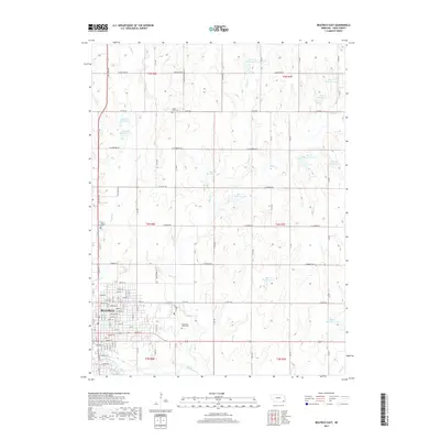 2017 Map of Beatrice East, 2017 Print