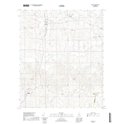 2018 Map of Beatrice, 2018 Print