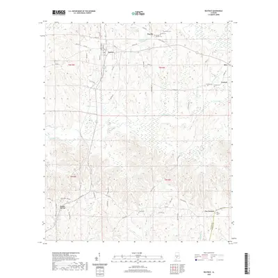 2020 Map of Beatrice, 2020 Print