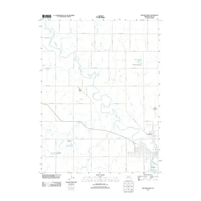2011 Map of Beatrice West, 2011 Print