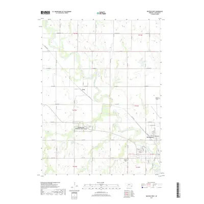 2017 Map of Beatrice West, 2017 Print