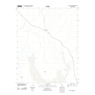 2012 Map of Beatty Junction, 2012 Print