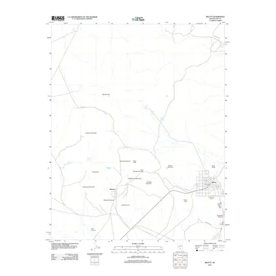 2012 Map of Beatty, 2012 Print