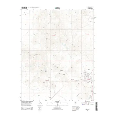 2014 Map of Beatty, 2014 Print