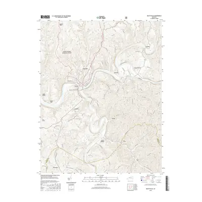 2016 Map of Beattyville, 2016 Print