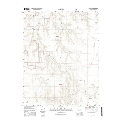 2016 Map of Beaty Canyon, 2016 Print