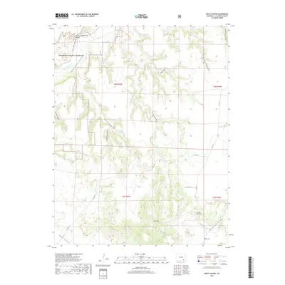 2019 Map of Beaty Canyon, 2019 Print