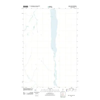 2011 Map of Beau Lake, 2011 Print