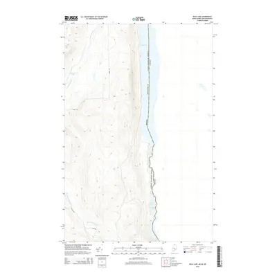 2014 Map of Beau Lake, 2014 Print