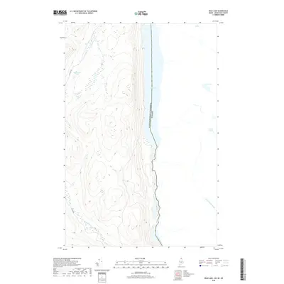 2018 Map of Beau Lake, 2018 Print