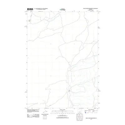 2012 Map of Beauchamp Reservoir, 2012 Print