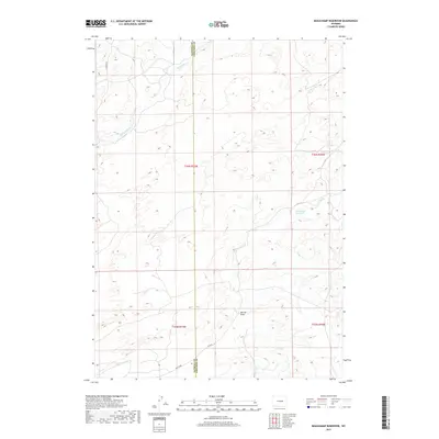 2017 Map of Beauchamp Reservoir, 2017 Print