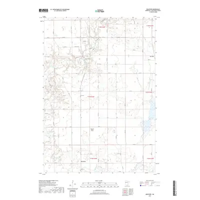 2019 Map of Beauford, 2019 Print