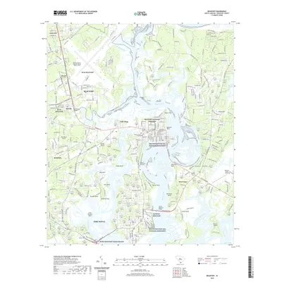 2020 Map of Beaufort, 2020 Print