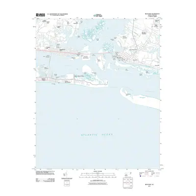 2011 Map of Beaufort, 2011 Print