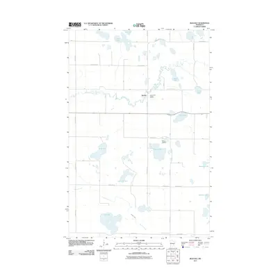 2011 Map of Beaulieu, 2011 Print