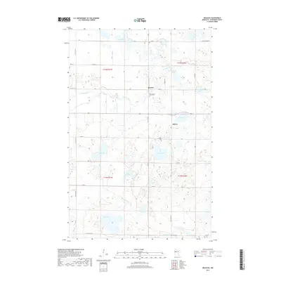 2019 Map of Beaulieu, 2019 Print
