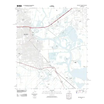 2010 Map of Beaumont East, 2010 Print
