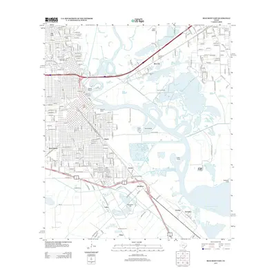 2013 Map of Beaumont East, 2013 Print