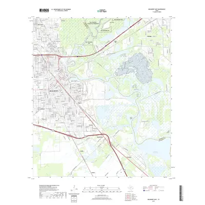 2019 Map of Beaumont East, 2019 Print