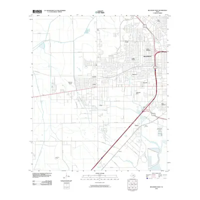 2010 Map of Beaumont West, 2010 Print