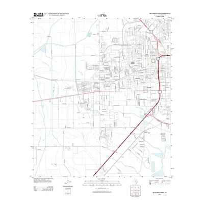 2013 Map of Beaumont West, 2013 Print