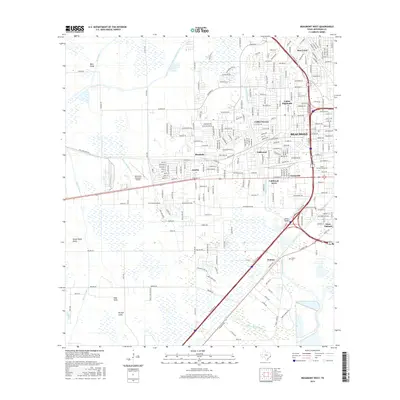 2016 Map of Beaumont West, 2016 Print