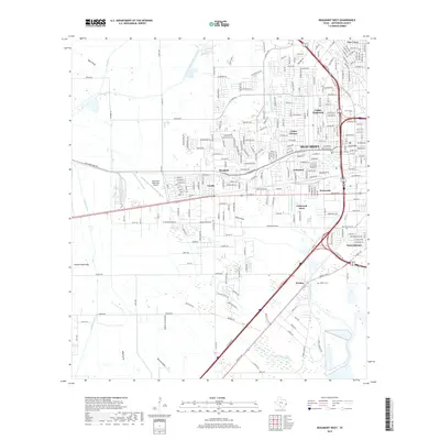 2019 Map of Beaumont West, 2019 Print