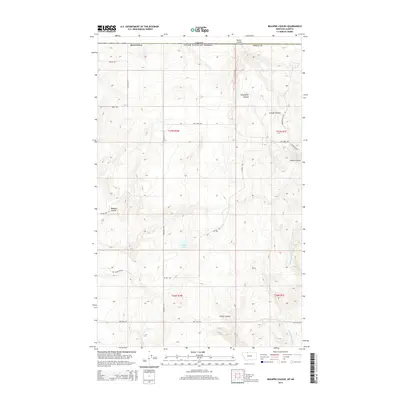 2014 Map of Beaupre Coulee, 2014 Print