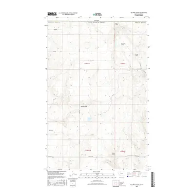 2017 Map of Beaupre Coulee, 2017 Print