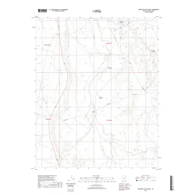 2018 Map of Beautiful Valley Well, 2018 Print
