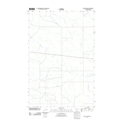 2011 Map of Beauty Creek, 2011 Print