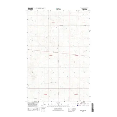 2017 Map of Beauty Creek, 2017 Print