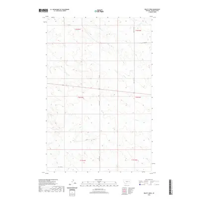 2020 Map of Beauty Creek, 2020 Print