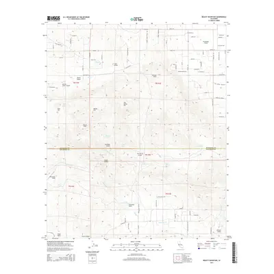 2015 Map of Beauty Mountain, 2015 Print