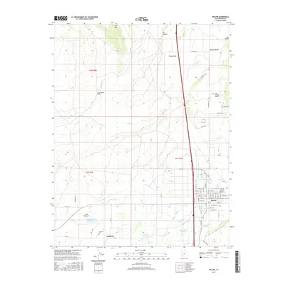2017 Map of Beaver, 2017 Print