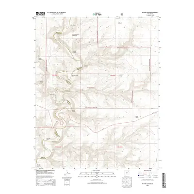 2013 Map of Beaver Canyon, 2013 Print