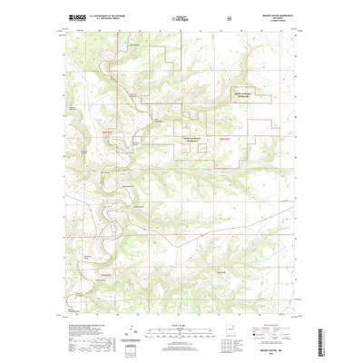 2020 Map of Beaver Canyon, 2020 Print