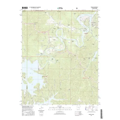 2017 Map of Beaver, 2017 Print